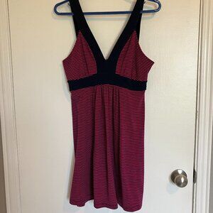 Garage Striped Pink Dress Women's Size Medium